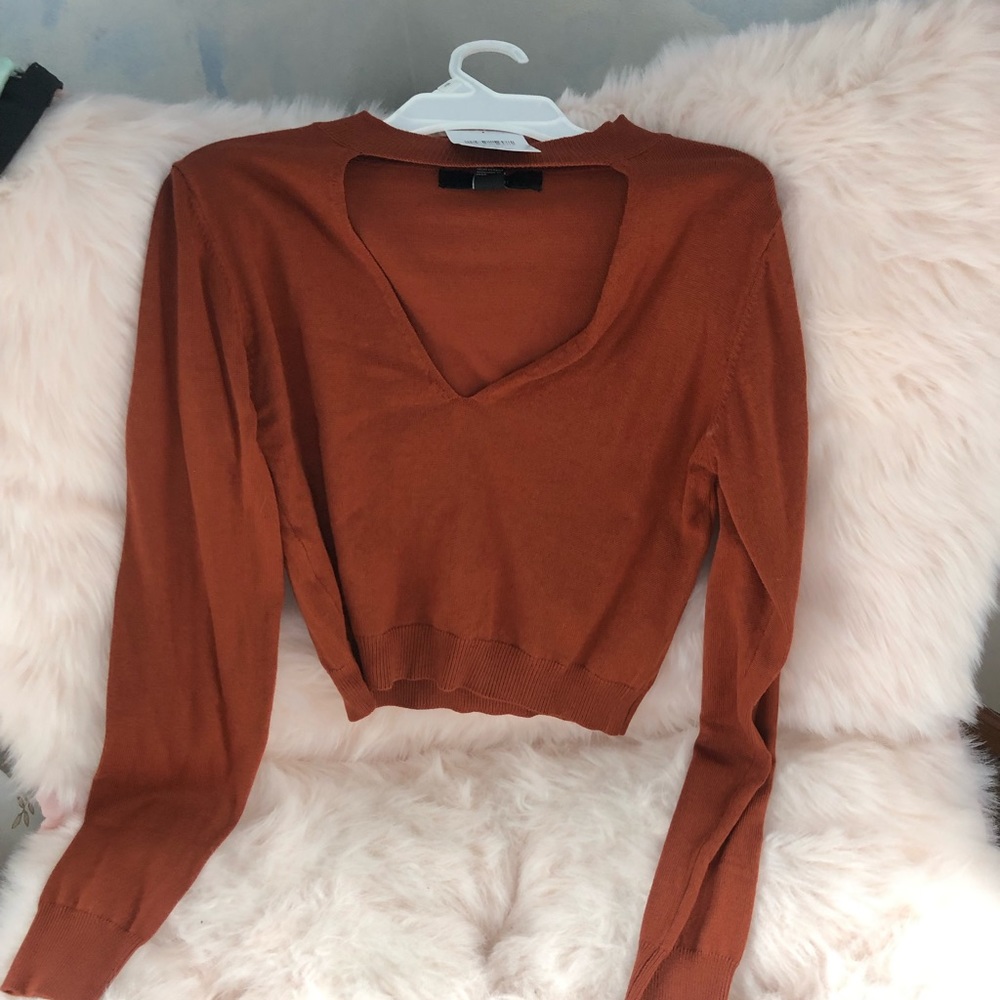 Burnt orange top
